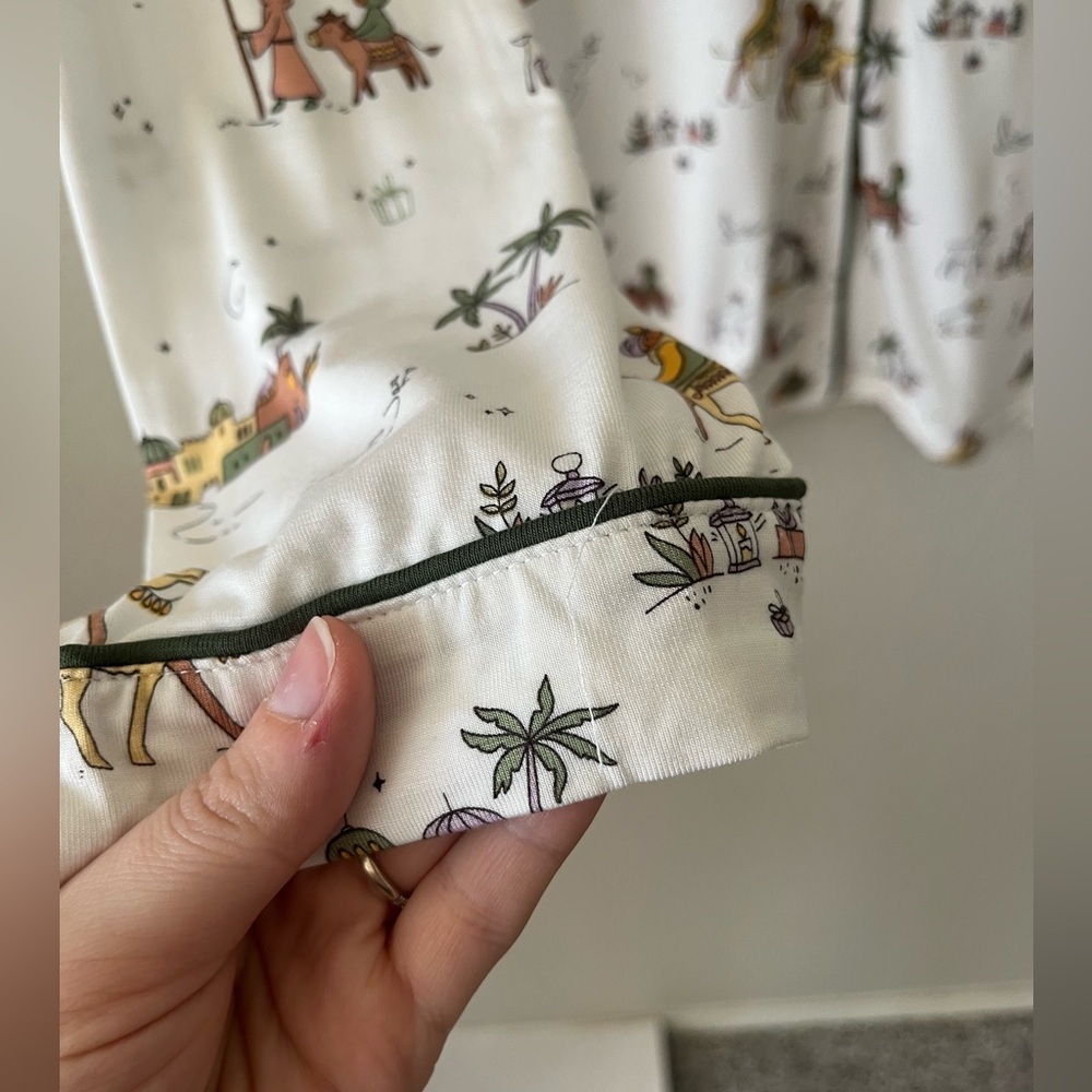 Bellabu Bear Holy Night Bamboo Men's Button Up Pajama Top Men's Size XXL NWT - Picture 13 of 15